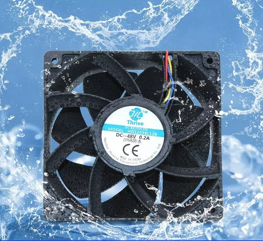 1/piece HD12038L12B 12CM 12038 48V 220V Humidifier IP68 Outdoor Waterproof Fan