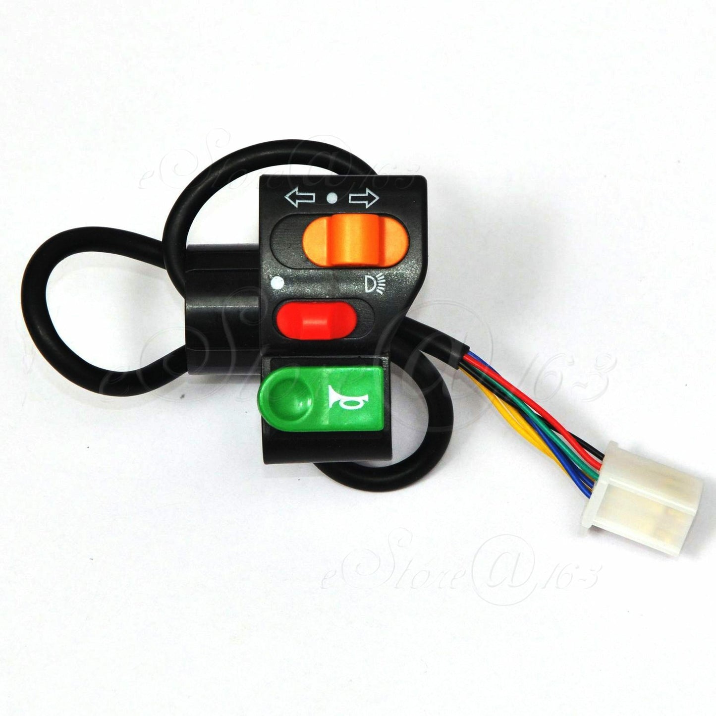 3in1 7/8" Φ22mm Handlebar Headlight/Turn Light/Horn Switch -Motor e-Bike Repair