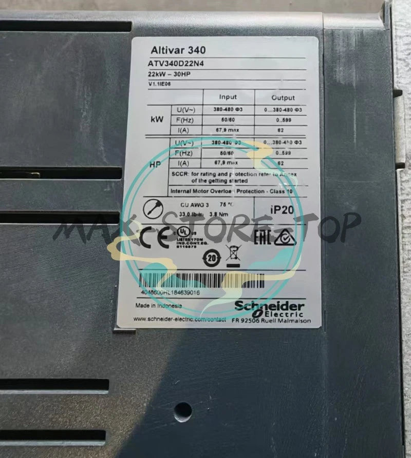 1 PC  TESTED Schneider ATV340D22N4 Inverter Fast Shipping