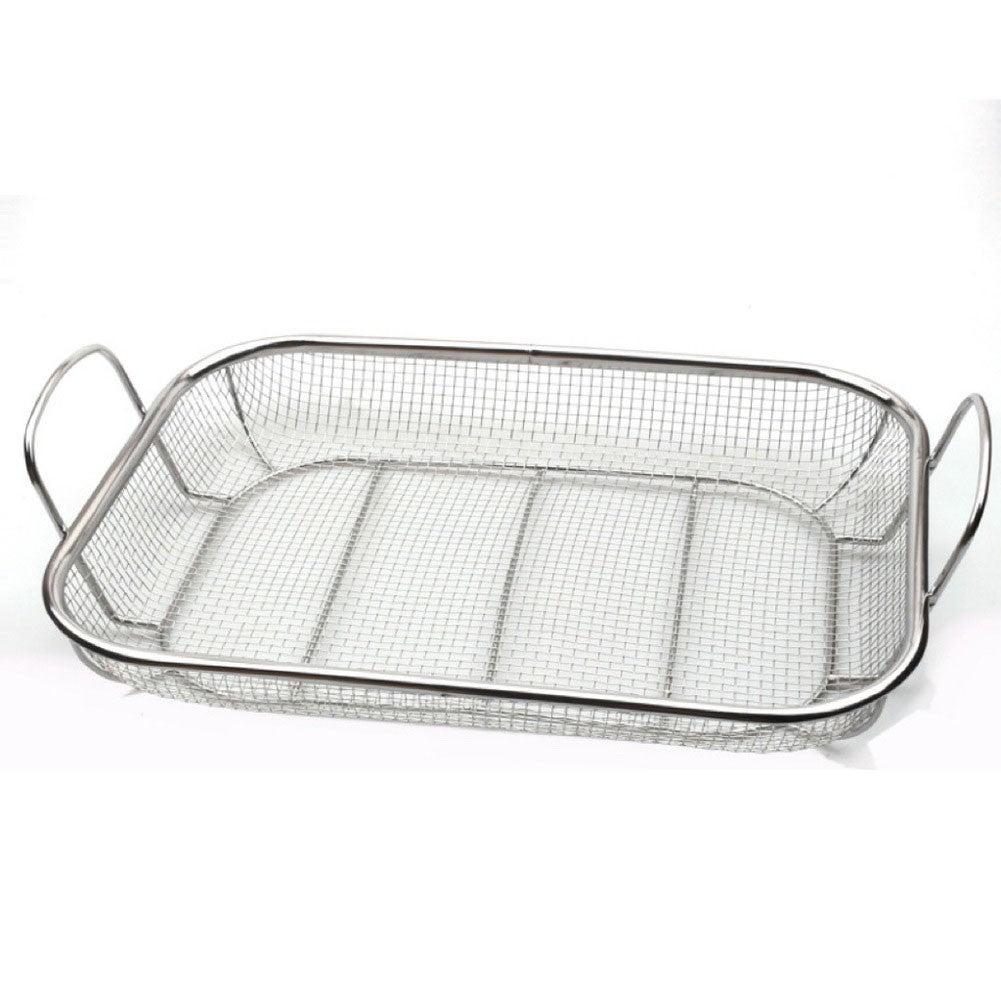 Vegetable Grill Basket Stainless Steel Heavy Duty 15 by 11 Inch for Barbecue