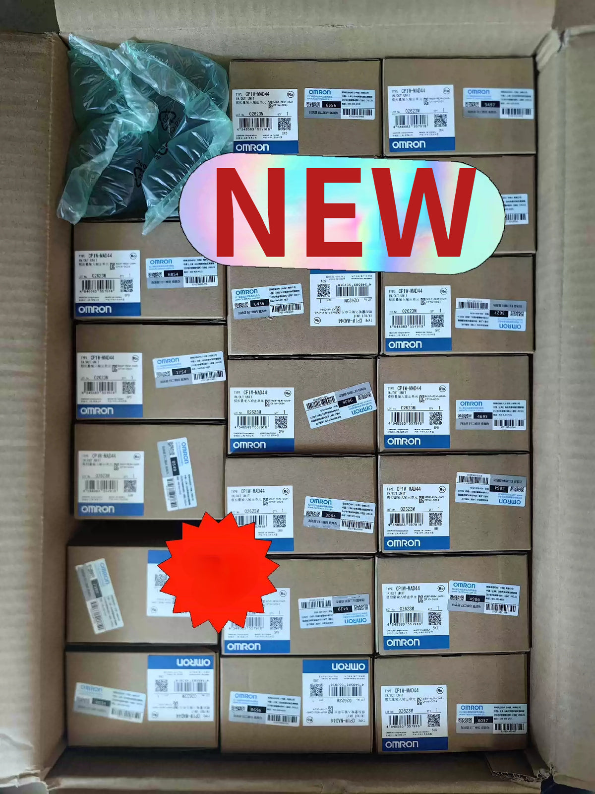 1pcs Omron CP1W-MAD44 Analog Input Output Unit