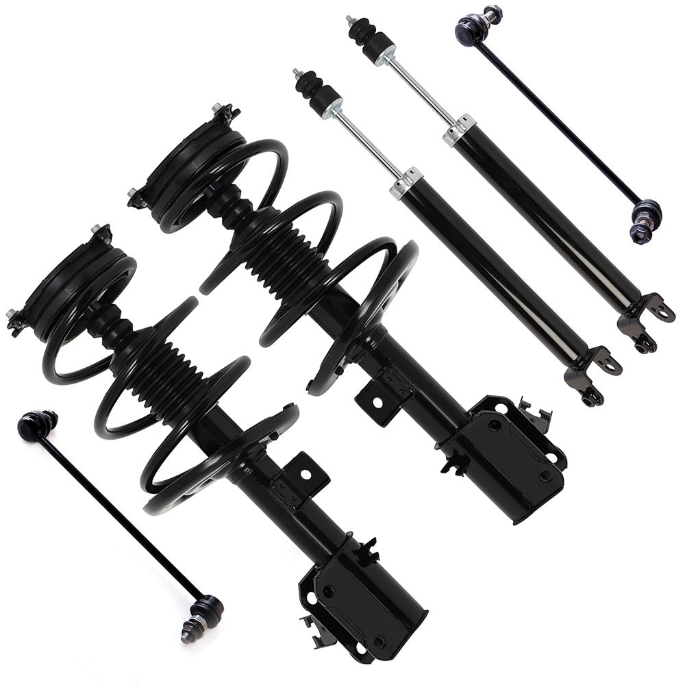 Front Struts Rear Shocks Sway Bars Kit For Nissan Altima 2013-2018 w/Coil Spring