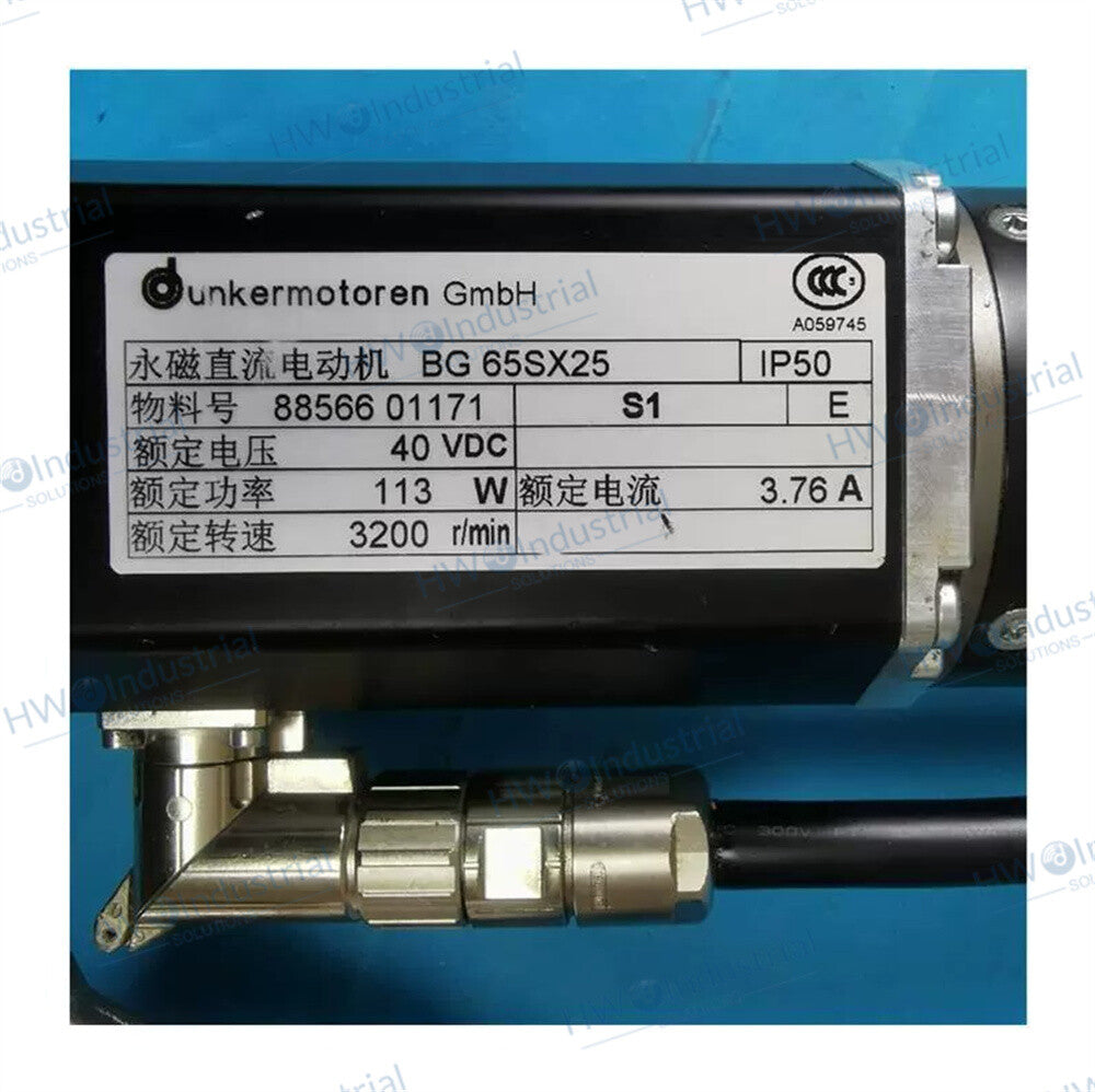 1/Piece Unkermotoren BG65SX25 Servo Motor BG 65SX25