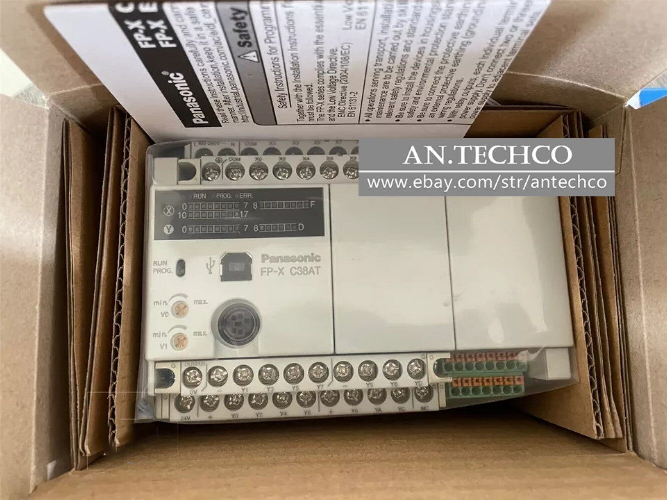 1PC For Panasonic PLC AFPX-C38AT-F FP-X C38AT controller