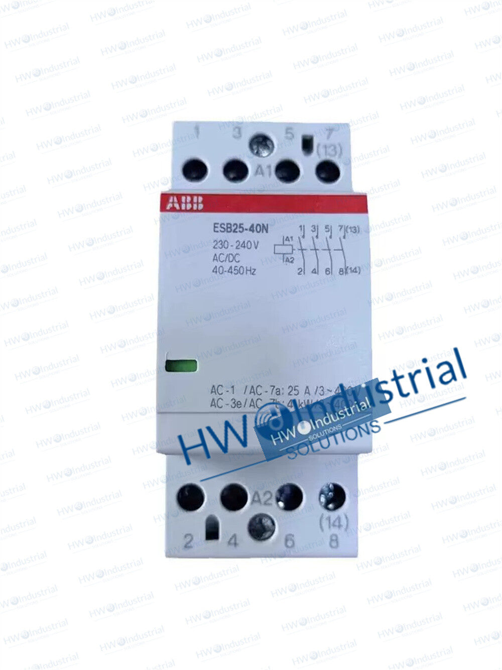 1/Piece ESB25-40N 25A 4NO ABB Building Specific Contactor Coil Voltage 230-240V