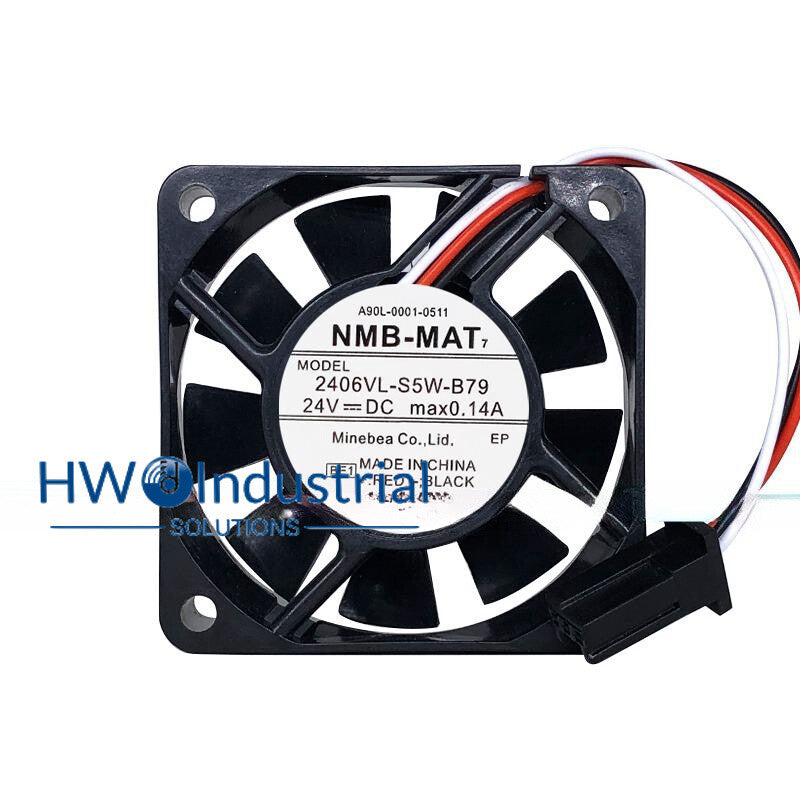 1PC 2406VL-S5W-B79 A90L-0001-0511 24V0.14A Cooling Fan  Fanuc  Interface