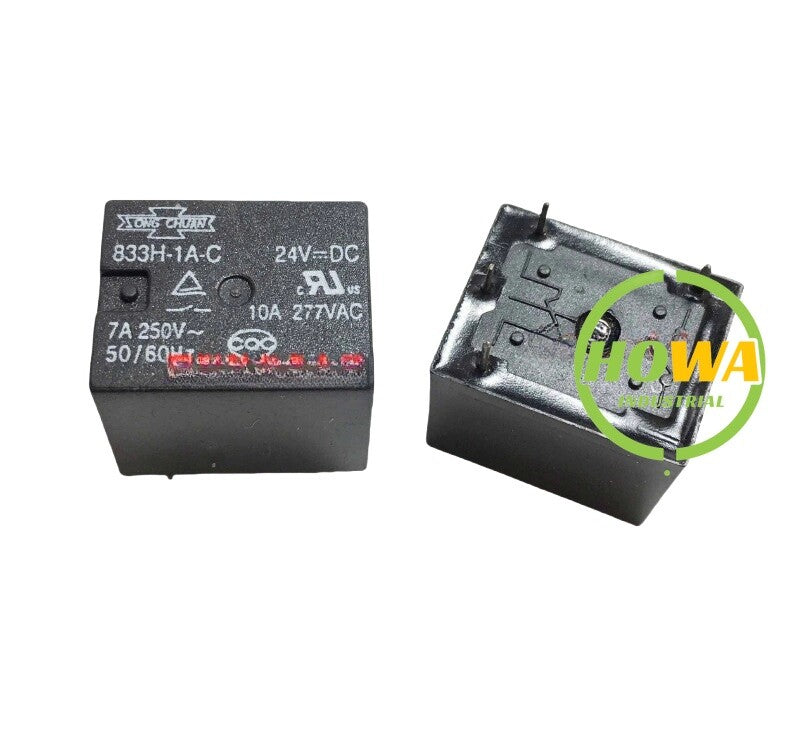 10/pieces  SONGCHUAN Power Relay 833H-1A-C 5VDC 12VDC 24VDC 4-pin
