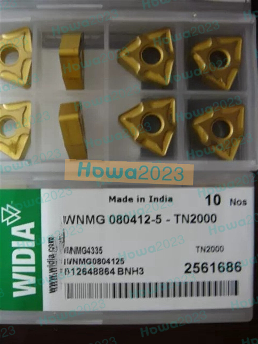 10pcs/Box WIDIA CNC Steel Coated Blade WNMG080412-5TN2000 WNMG433-5 TN2000
