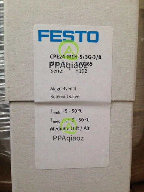 1PC  FESTO CPE24-M1H-5/3G-3/8 170265 Solenoid Valve Free Shipping