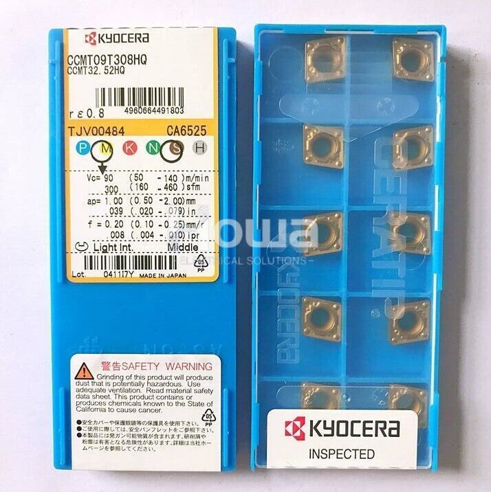 10Pcs/box Kyocera CCMT09T308-HQ CCMT09T308HQ CA6525 CCMT32.52HQ Inserts Blade