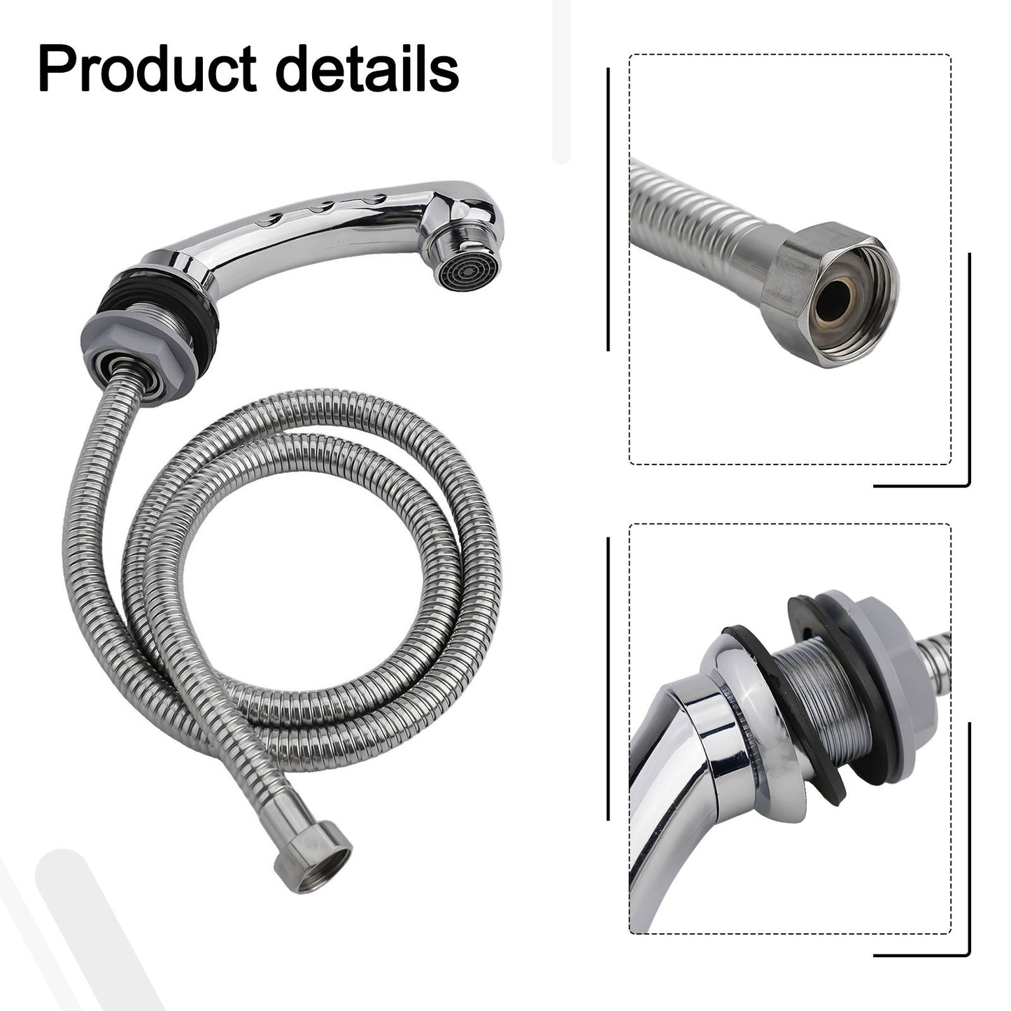 Nozzle With Hose Hose Shampoo Bowls Alloy+ABS Shampoo Beds Shampoo Bowls