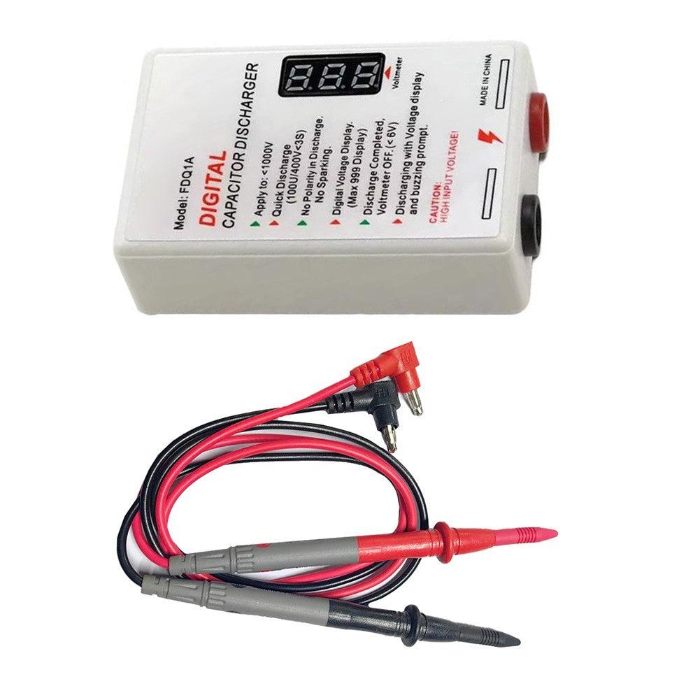 Electrician Voltage Tool 1000V Discharger ABS Material For Capacitors 5-1000V