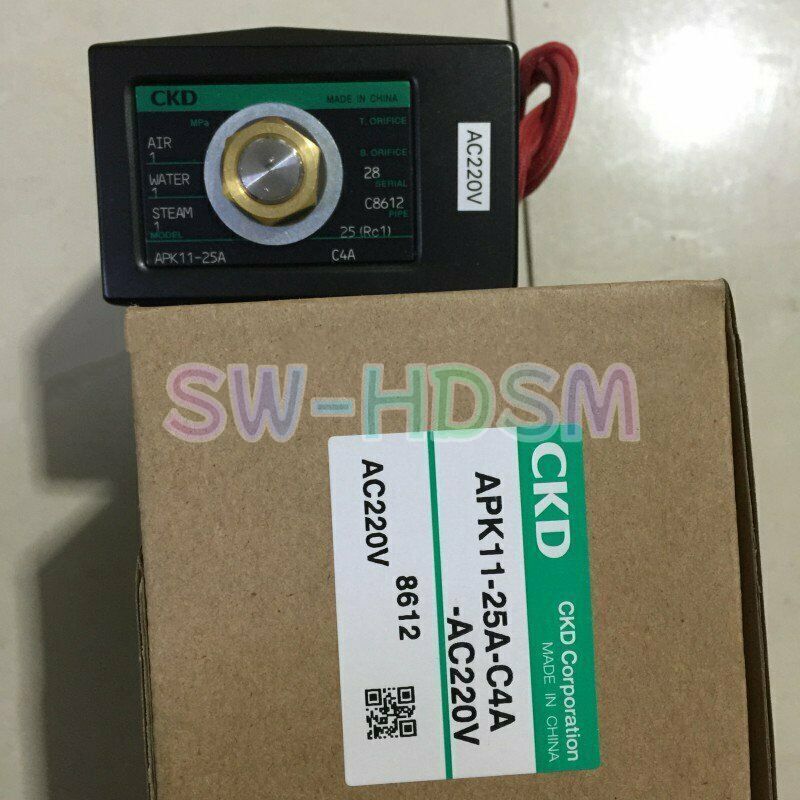 1PCS  For CKD solenoid valve APK11-25A-C4A AC220V freight free