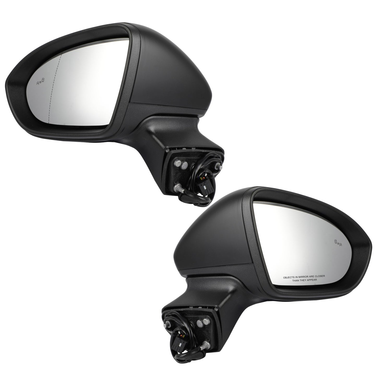 Heated Mirror Passenger & Driver Side w/BLIS/Cover For Chevrolet Cruze 2016-2019