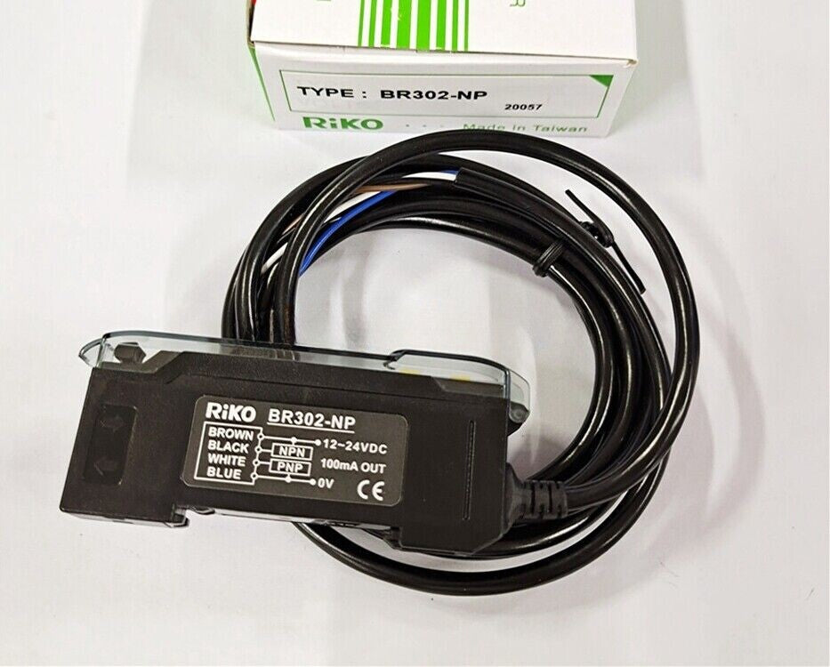 1PCS  FOR RIKO Sensor BR302-NP Optical Fiber Amplifier replace BR3-NP