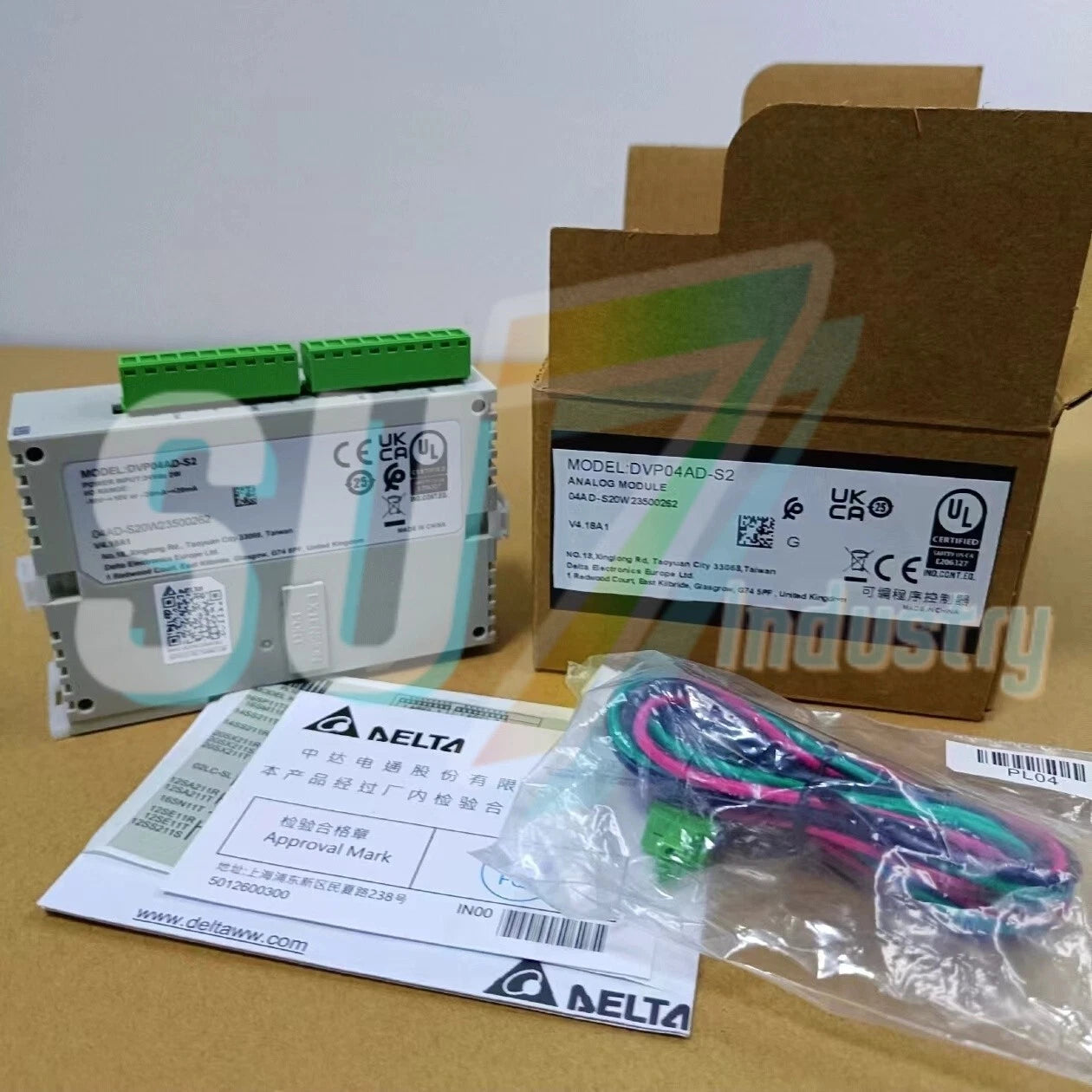 Delta DVP04AD-S2 PLC Module# 1pcs