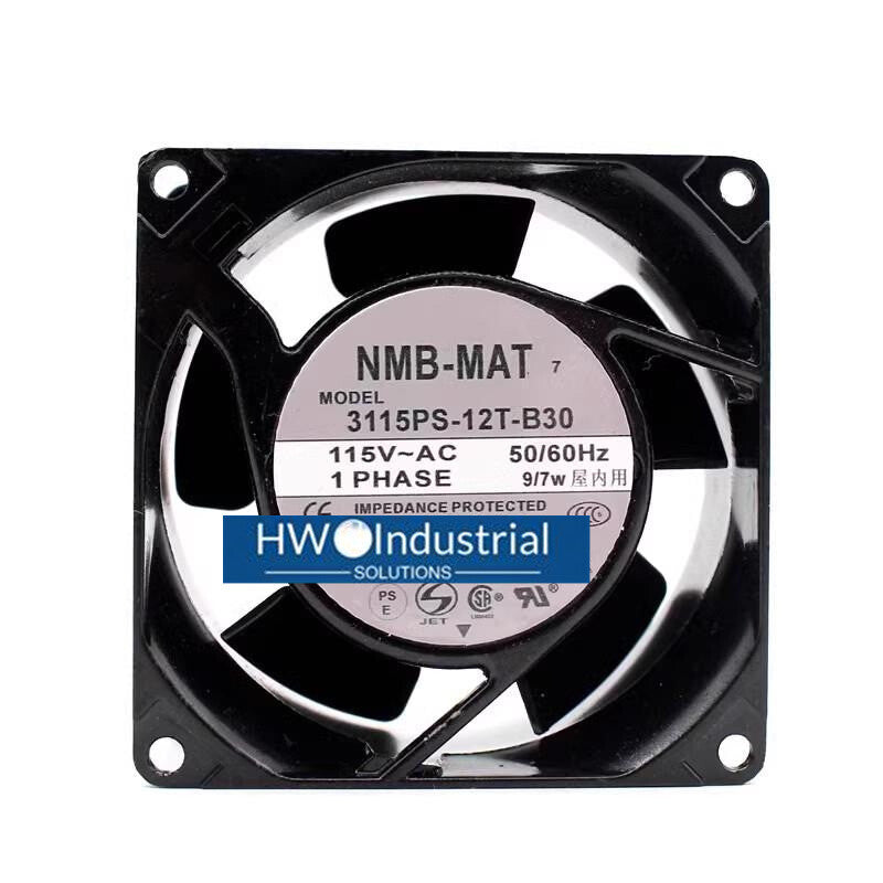 NMB 3115PS-12T-B30 115V 9/7W 8038 8cm Industrial Computer Equipment Fan