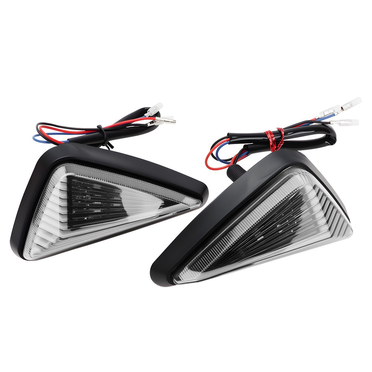 Motorcycle Triangle Flush Mount LED Turn Signal Light for For honda For Suzuki