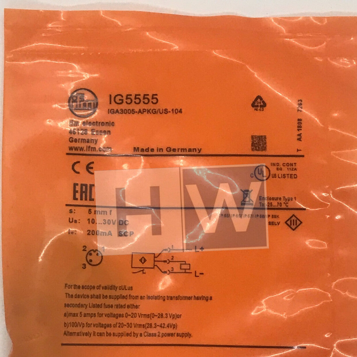 1PC DIG5555 IFM Proximity Switch Sensor