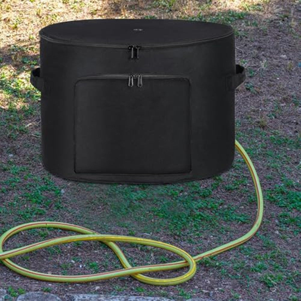 Garden Water Hose Holder Storage Bag Pot For Patio Deck And Garden Use
