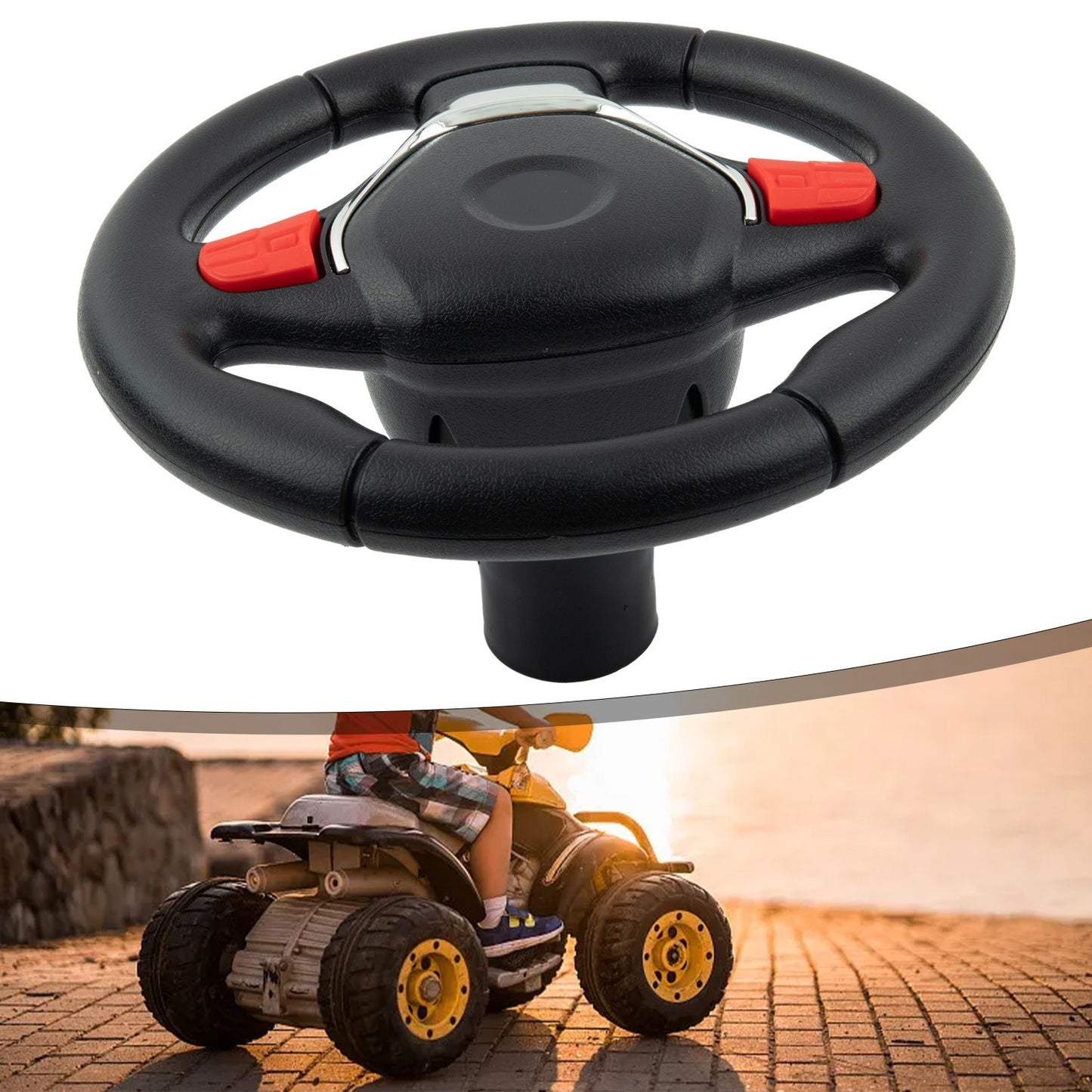 Steering Wheel For Electric Car Plastic/metal Portable S2388/S2588/S9088