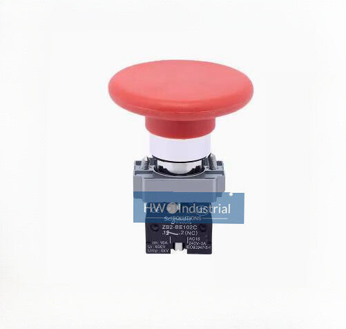 1PC  Red Mushroom Head Self Reset Button Switch XB2BR42C XB2-BR42C 1NC