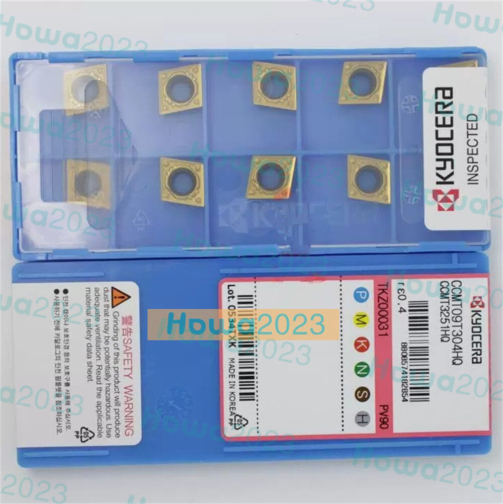 10pcs/Box Kyocera CCMT09T304HQ PV90 CCMT3251HQ Carbide Inserts Turning Blade