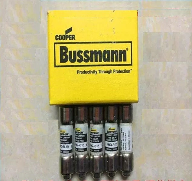 10pcs Bussmann Time Delay Fuse FNQ-R-15 FNQR15 FNQ-R-15A 15A free ship