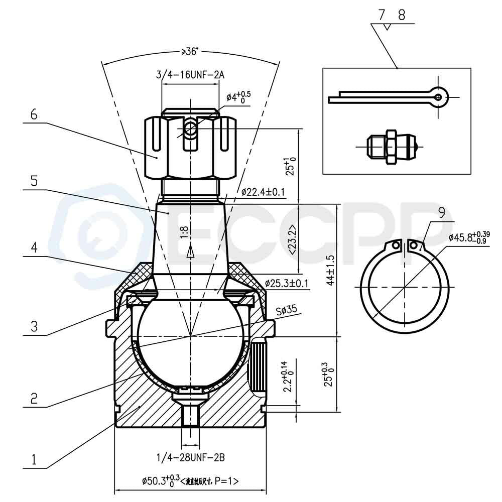 4pcs Front Upper Lower Ball Joints Kit Fits 1999-2012 Ford F-250 350 Super Duty