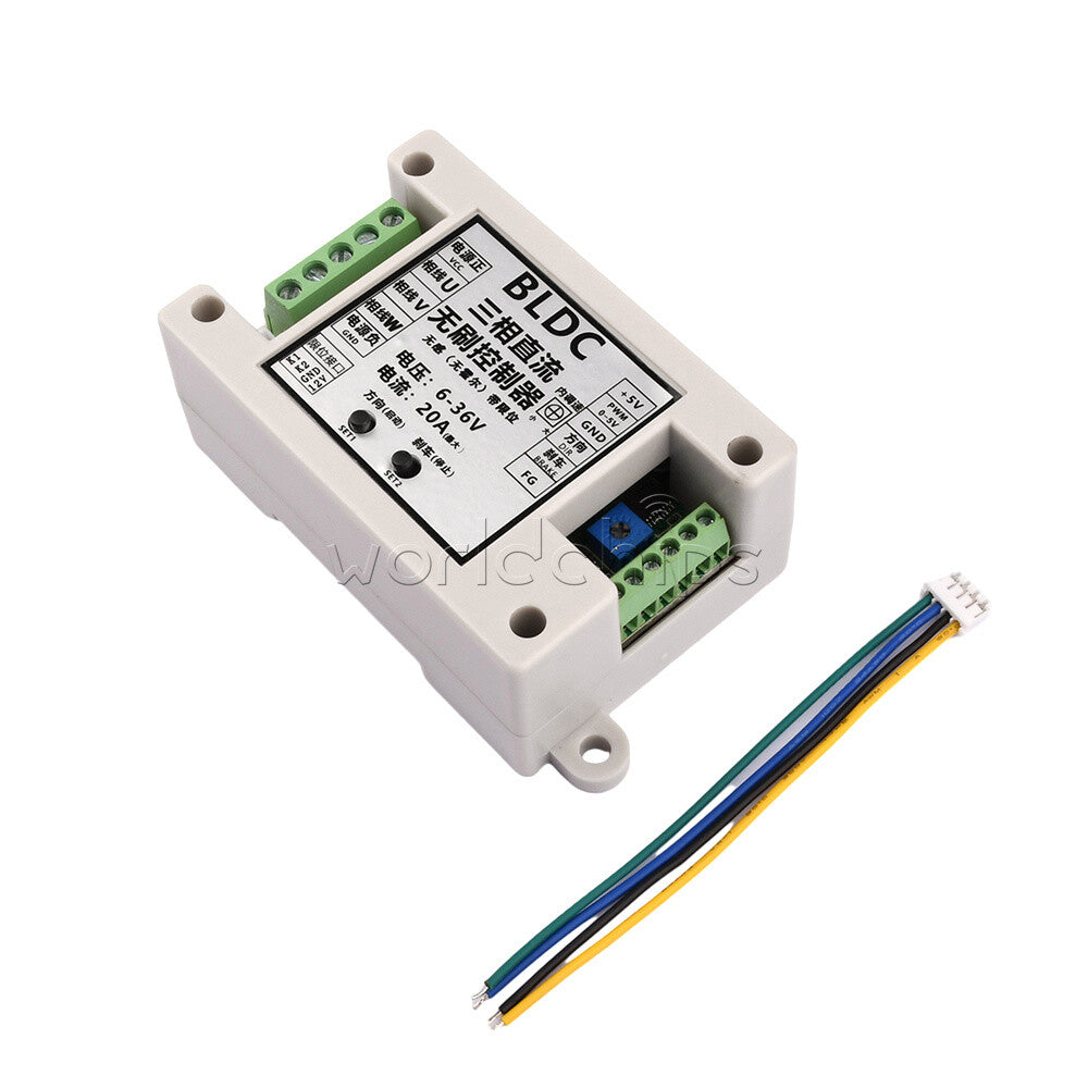 ZS-X14 400W BLDC 3-phase DC Brushless Driver Control Board Motor Controller DIY
