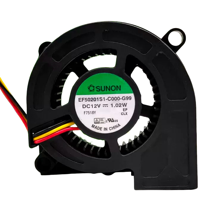 1/piece EF50201S1-C000-G99 SUNON 12V 1.02W 5020 Centrifugal Turbine Fan