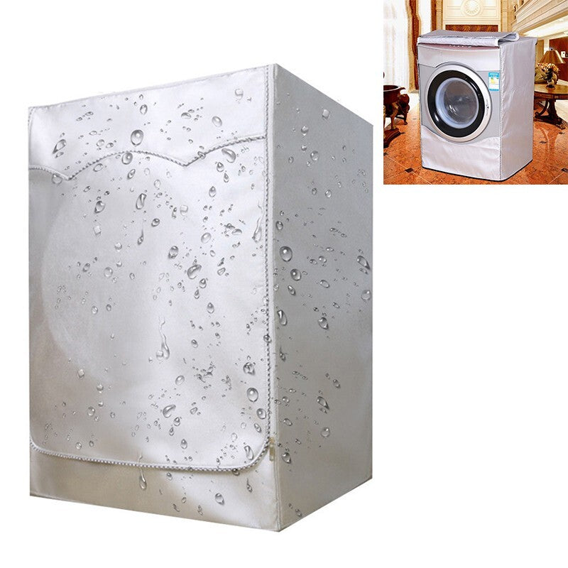 Waterproof Washing Machine Zippered Dust Cover  for PROTECTION Front Cover M L /