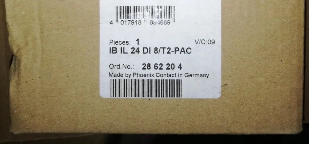 PHOENIX CONTACT IB IL 24 DI 8/T2-PAC Digital Expansion Module 2862204 #P