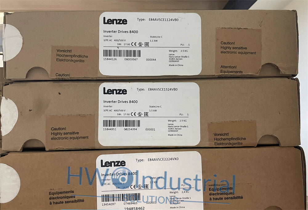 1/Piece  Lenze 8400 Series Inverter E84AVSCE1124VB0 Three-phase 380V/1.1KW