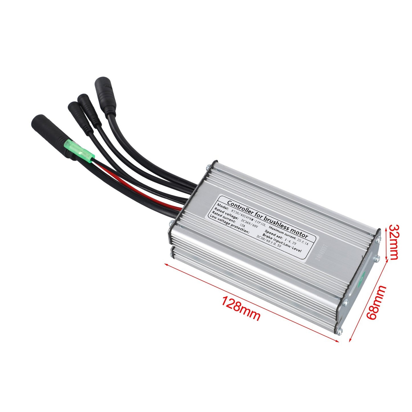 36/48V KT-25A E-bike Waterproof Controller W/Lightline For 750W Brushless Motor