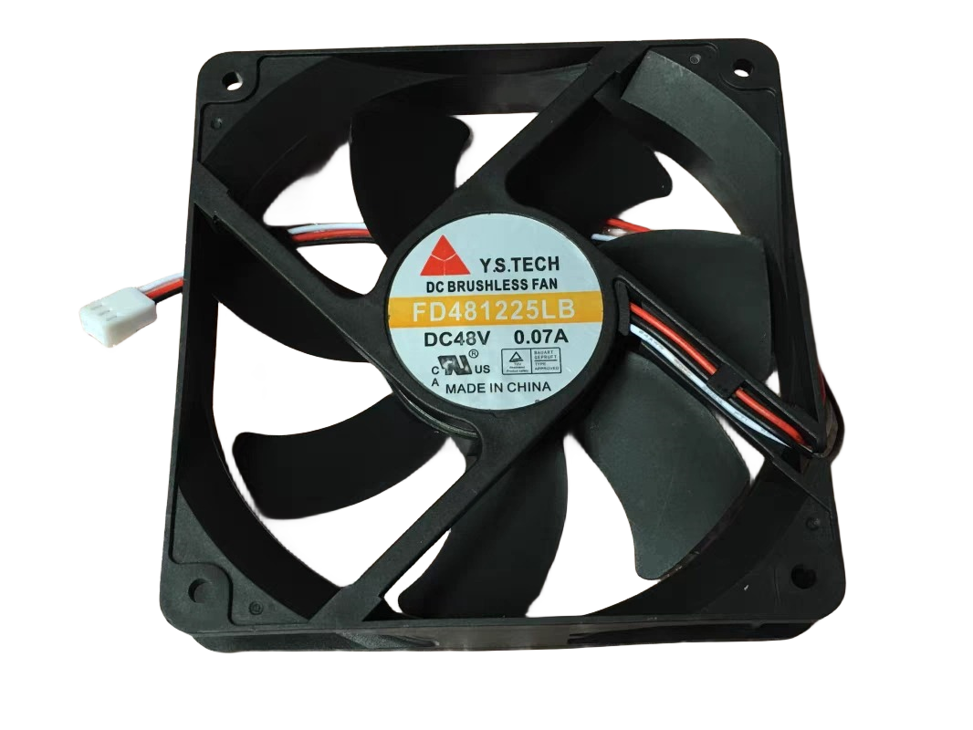 Y. S.TECH 12CM FD481225LB DC48V 0.07A 3-wire Server Cooling Fan