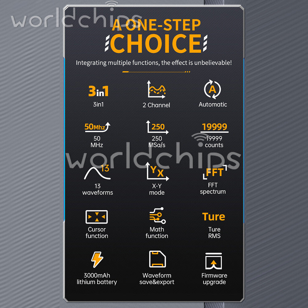 3-IN-1 FNIRSI 2C23T Advanced Version Dual Channel Digital Oscilloscope + 2 Probe