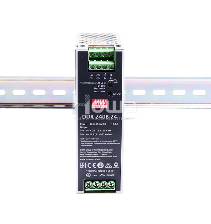 MEAN WELL Switching Power Supply DDR-240B/C/D 240W 24/48V DC to DC Rail Type