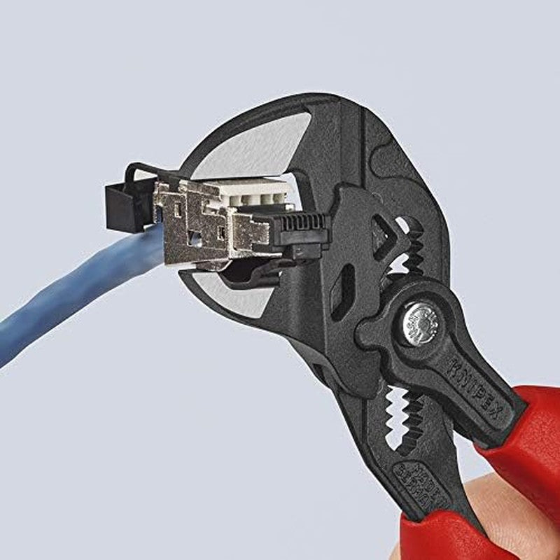 7.25-Inch Pliers Wrench, Comfort Grip, Adjustable Jaw, Forged Steel