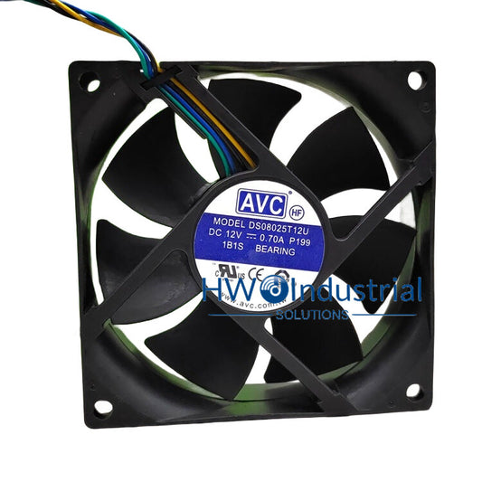 1PC AVC DS08025T12U 0.70A 12V 8025 8CM Ball Cooling Fan