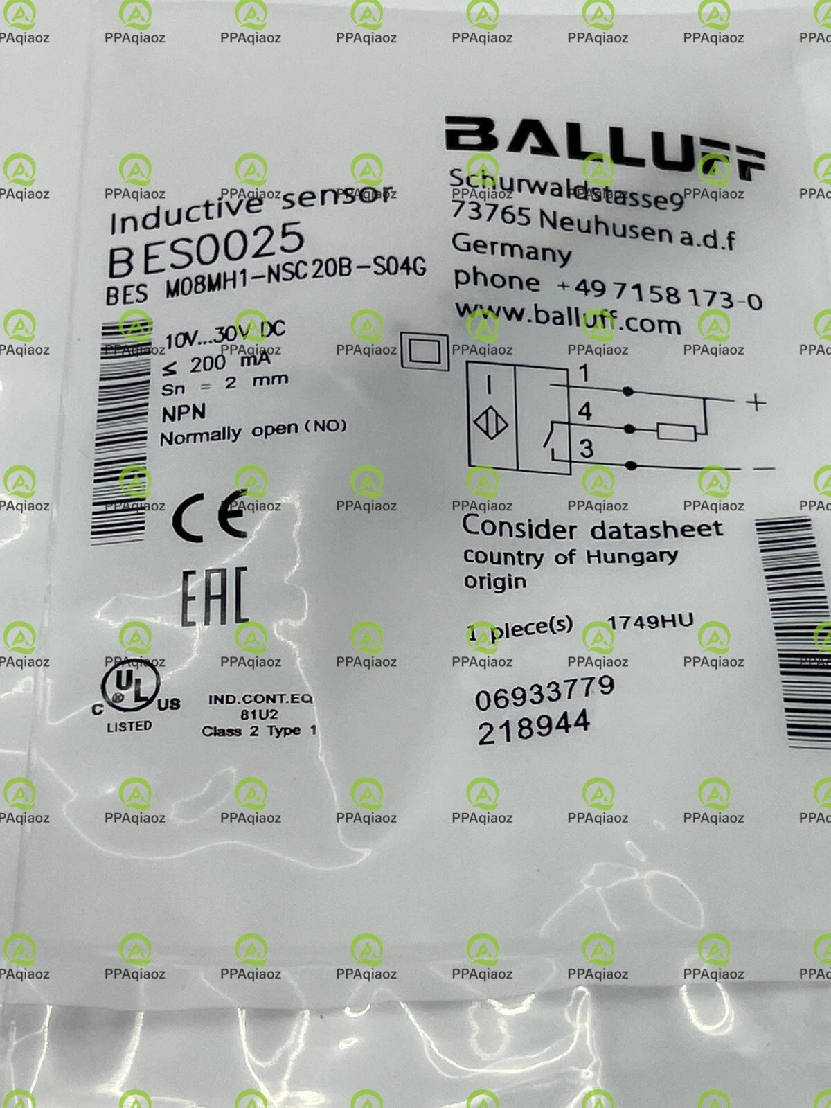 1Pcs  BALLUFF BES M08MH1-NSC20B-S04G（BES0025）sensor Fast delivery