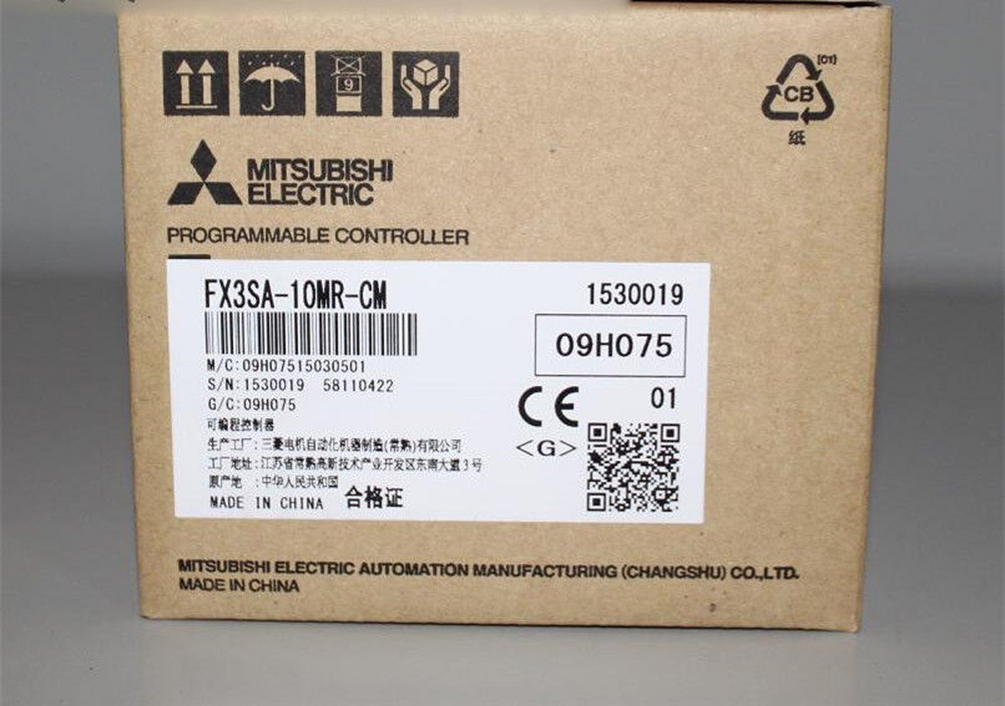 1pcs Mitsubishi PLC FX3SA-10MR-CM     FX3SA10MRCM