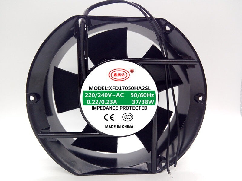 1PC XFD17050HA2SL 220V 0.22A 37W 17m Chassis AC Cooling Fan