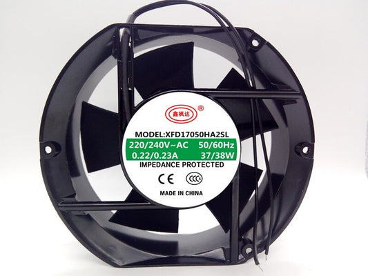 1PC XFD17050HA2SL 220V 0.22A 37W 17m Chassis AC Cooling Fan