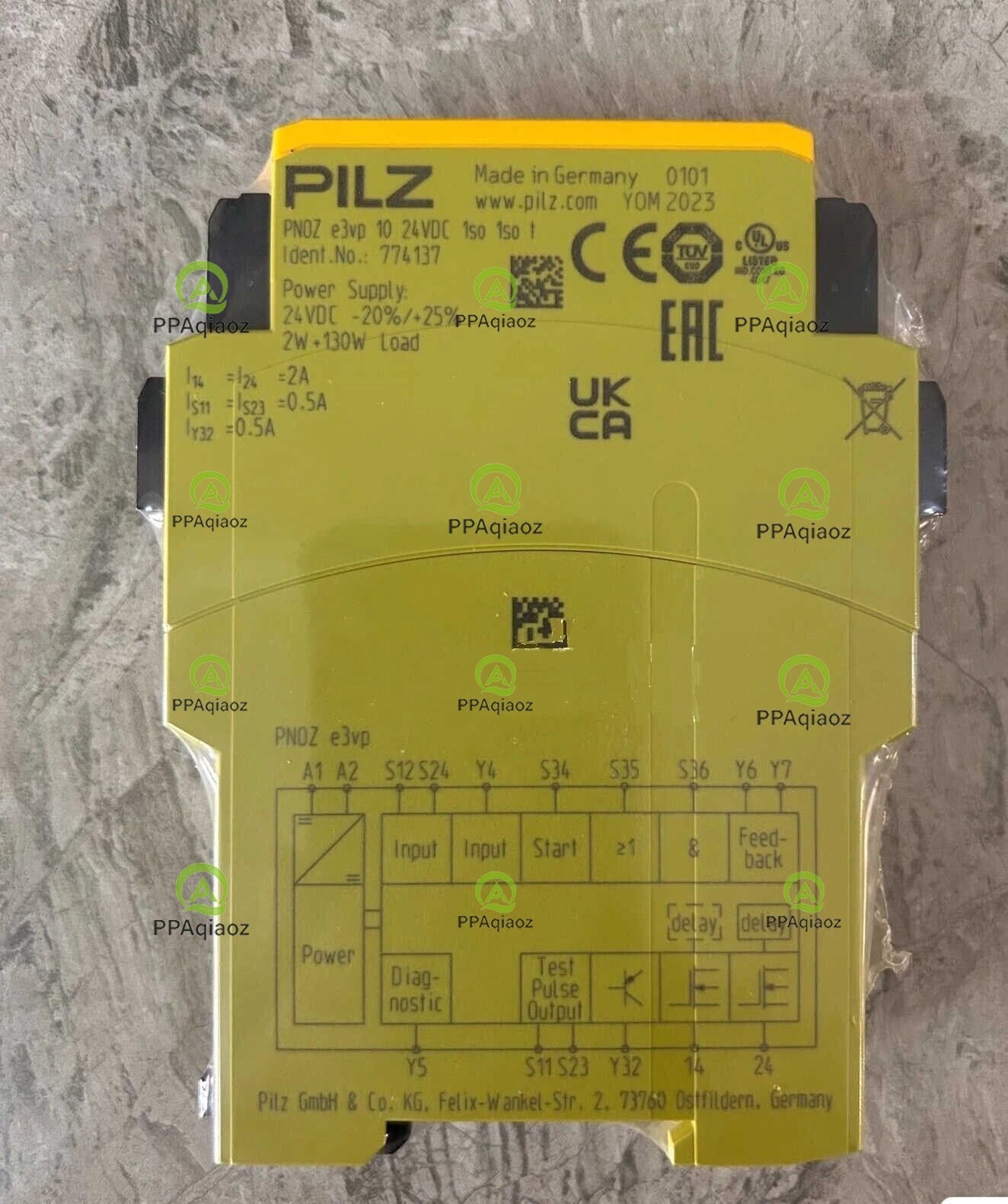 774137  PILZ PNOZ e3vp 24VDC 774137 Safety Relay #P