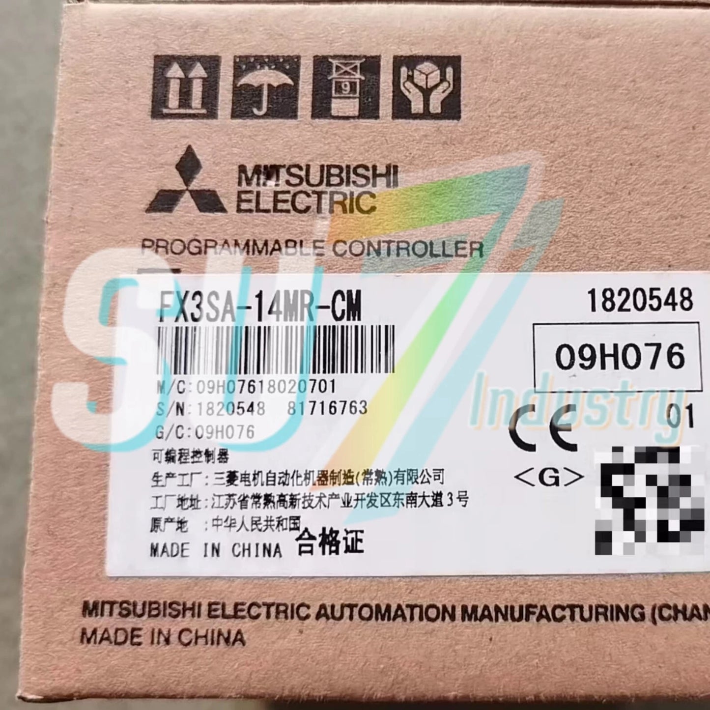Mitsubishi FX3SA-14MR-CM PLC Module # 1pcs    In Box