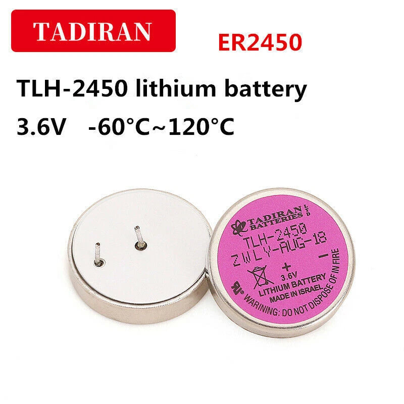 1pc Tadiran button battery 3.6V TLH-2450 high temperature resistant ER2450