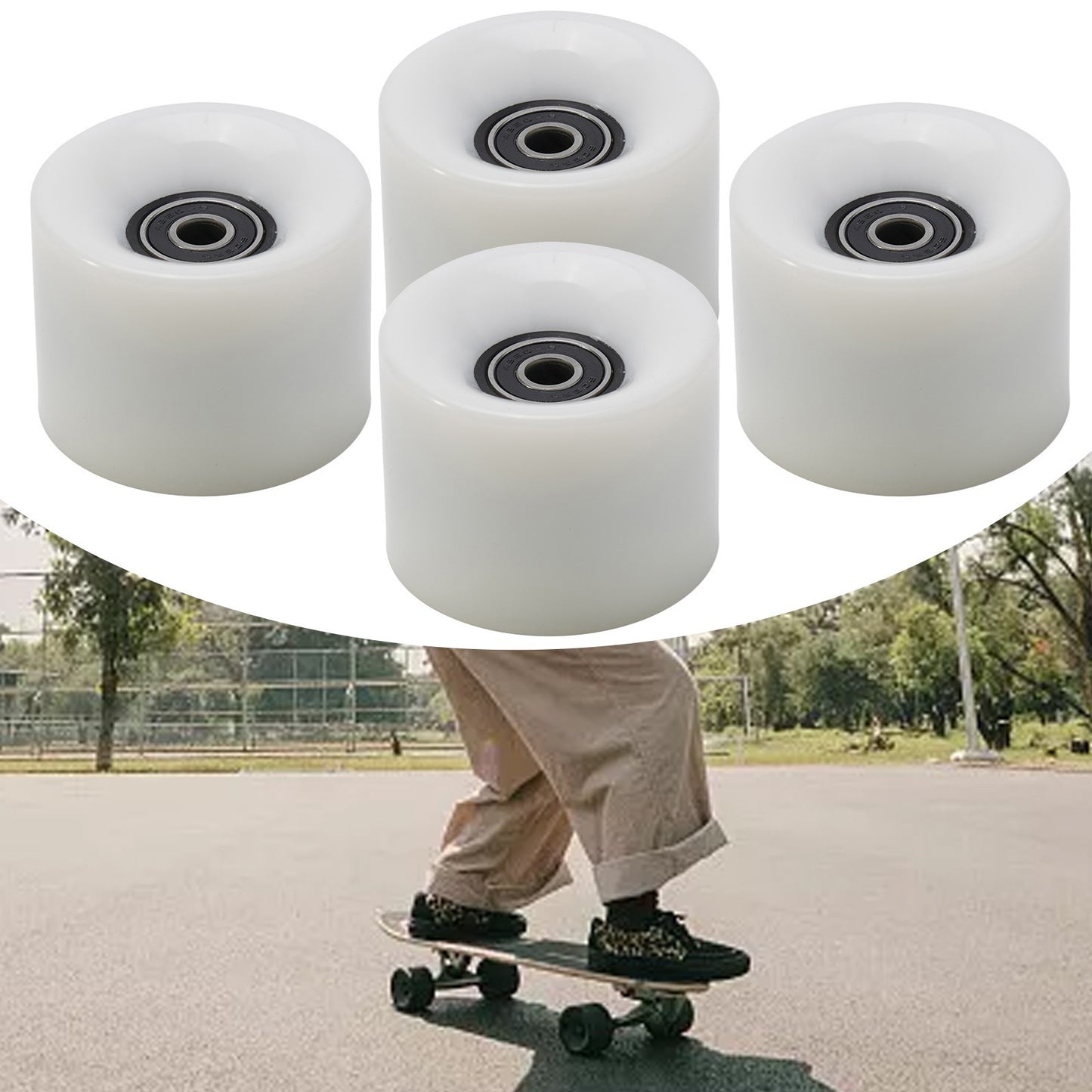 Skateboard Wheel Roller Skating 4 Pcs/Set 60x45mm 78A For Street Cruising