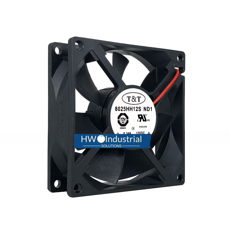 TT 8025HH12S ND1 12V 0.34A 8CM ABB Robot Controller Cooling Fan