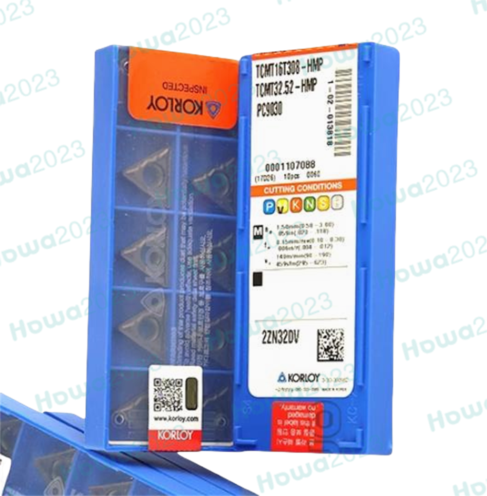 10Pcs/BOX KORLOY TCMT16T308-HMP PC9030 TCMT32.52-HM Blade Carbide Insert